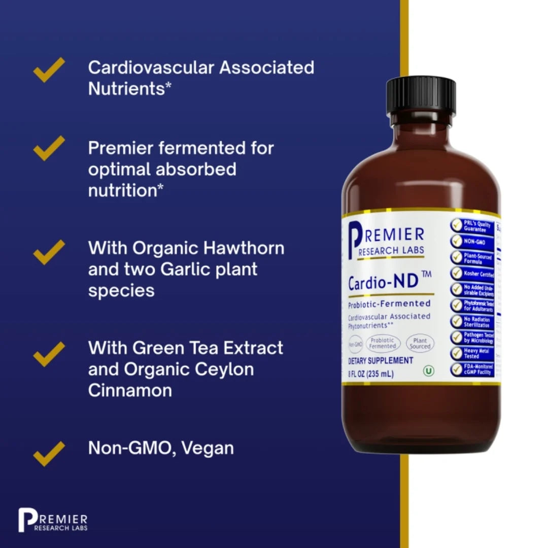 Premier Research Labs, Cardio-ND (Fermented), 8 Fl Oz