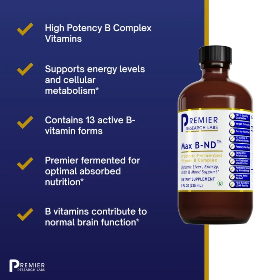 Premier Research Labs, Max B-ND, 8 Fl Oz (235 mL)