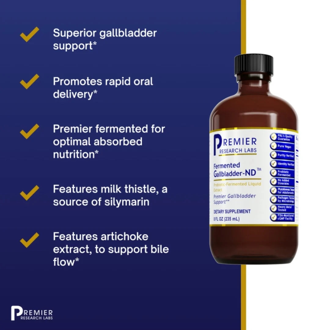 Premier Research Labs, Fermented Gallbladder-ND™, 8 fl oz (235 mL)