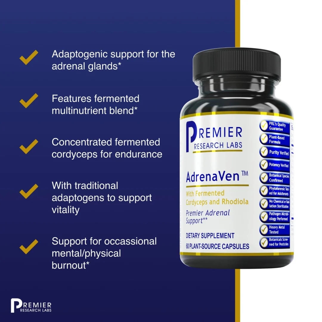 Premier Research Labs, AdrenaVen™, 60 Plant-Source Capsules