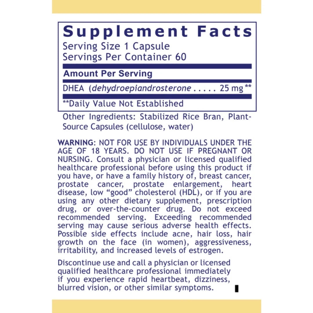 Premier Research Labs, Premier DHEA, 60 Plant-Source Capsules