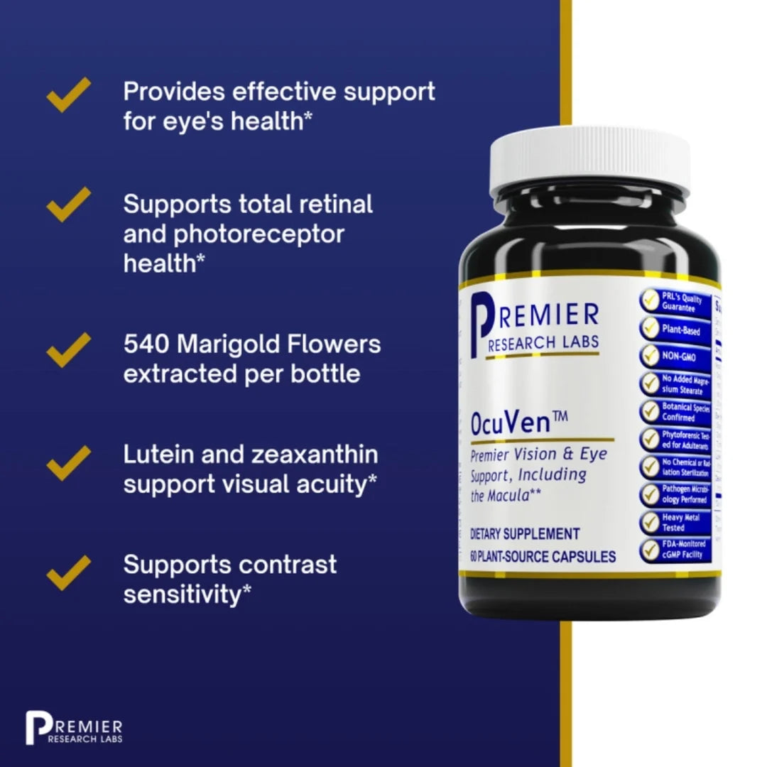 Premier Research Labs, OcuVen™, 60 Plant-Source Capsules