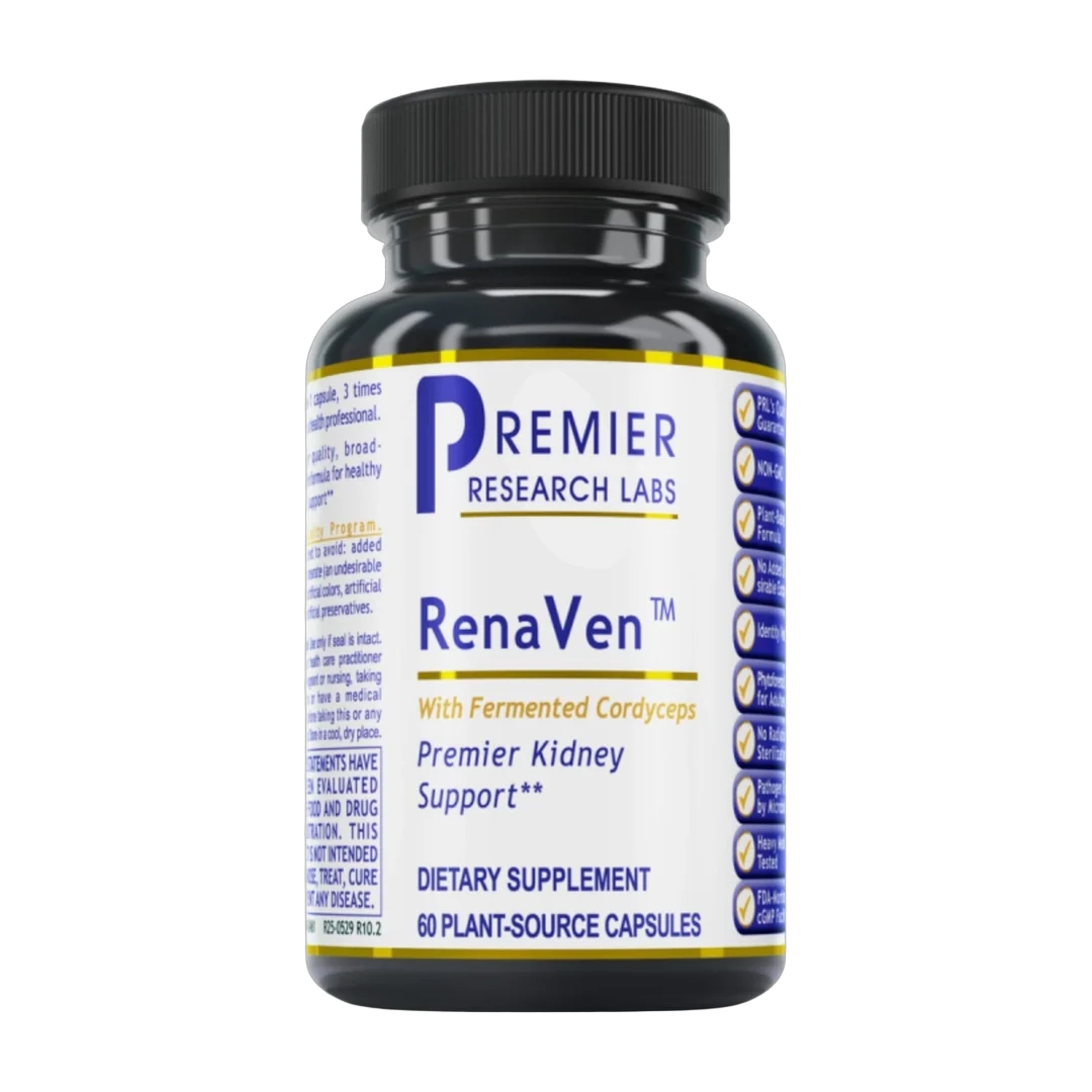 Premier Research Labs, RenaVen™, 60 Plant-Source Capsules