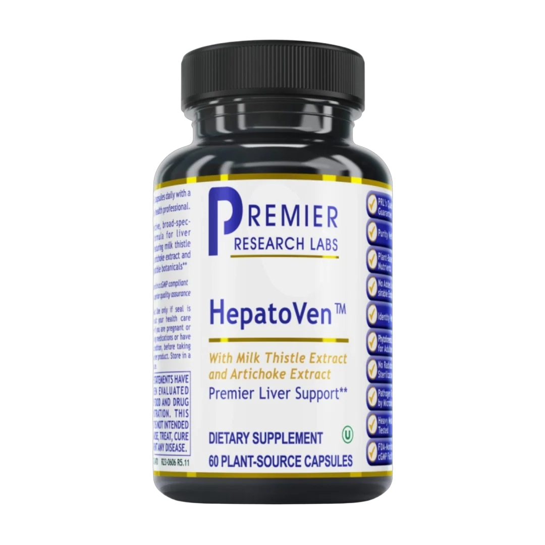 Premier Research Labs, HepatoVen Liver Complex, 60 Plant-Source Capsules