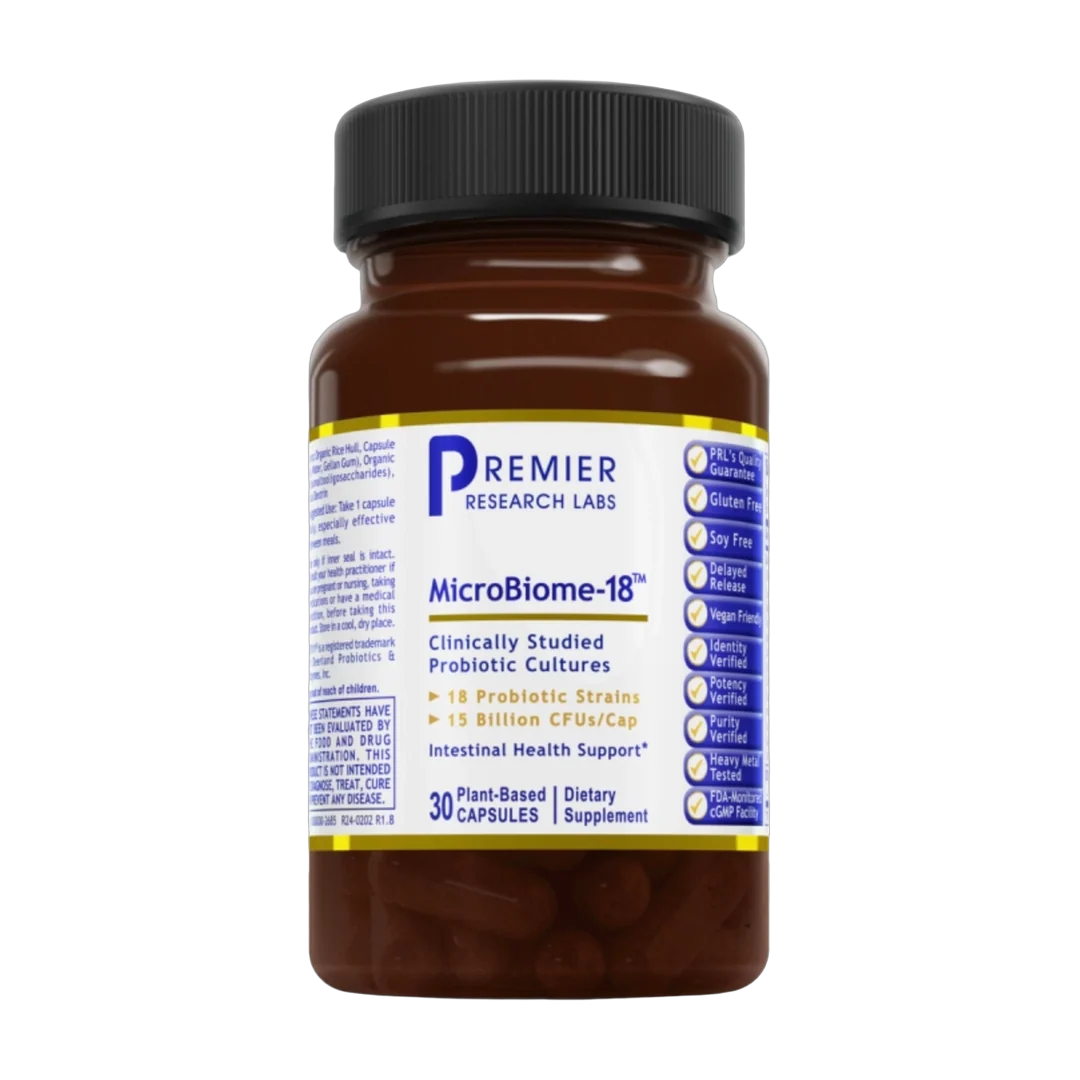 Premier Research Labs, MicroBiome-18™, 30 Plant-Source Capsules
