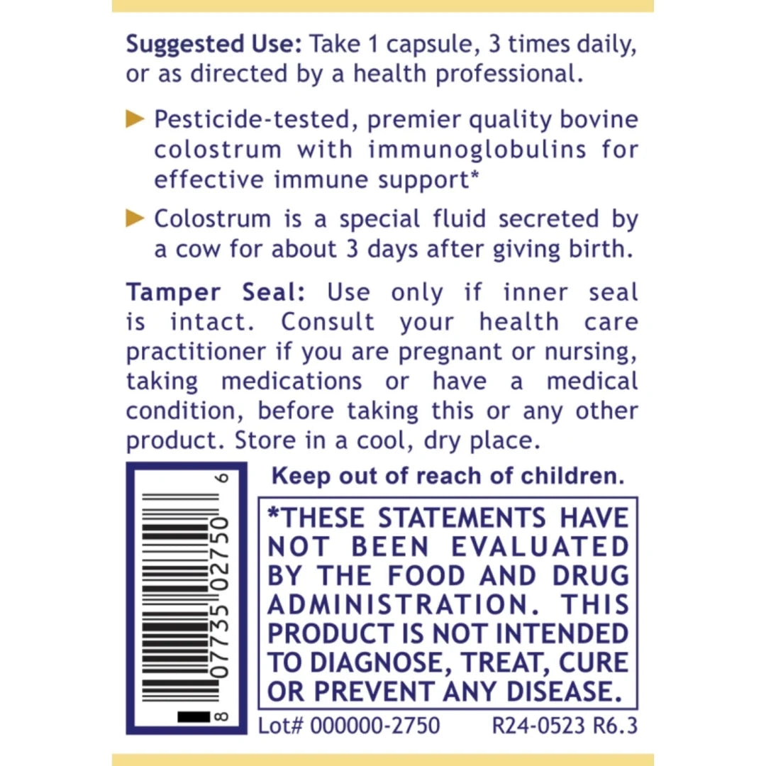 Premier Research Labs, Colostrum-IgG™, 90 Plant-Source Capsules