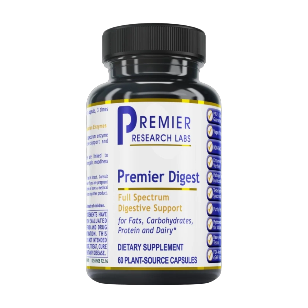 Premier Research Labs, Premier Digest, 60 Plant-Source Capsules