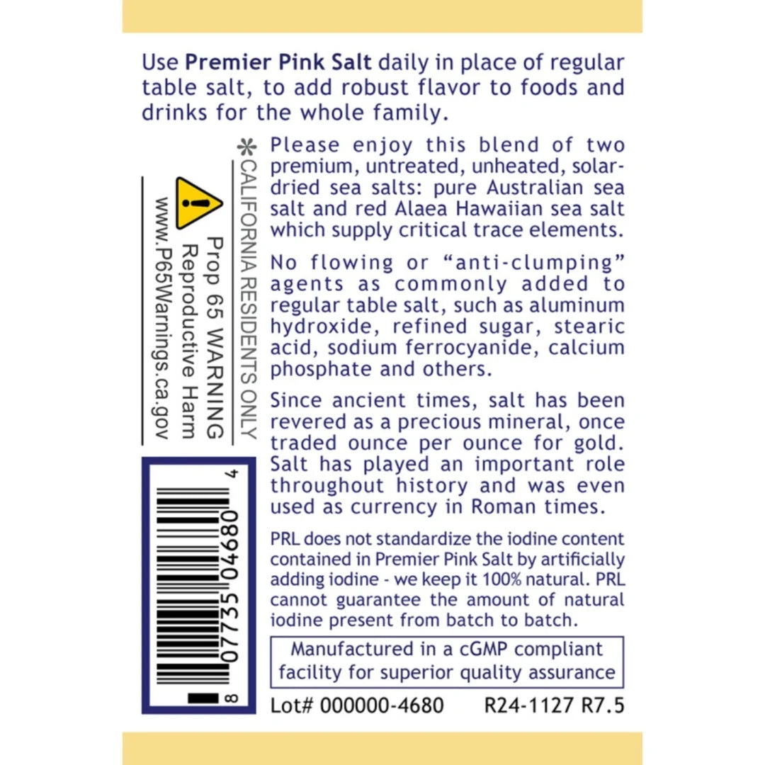 Premier Research Labs, Premier Pink Salt, 12 oz