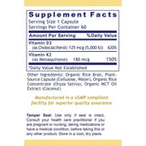 Premier Research Labs, Premier Vegan Vitamin D3 + K2, 60 Plant-Source Capsules