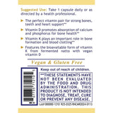 Premier Research Labs, Premier Vegan Vitamin D3 + K2, 60 Plant-Source Capsules
