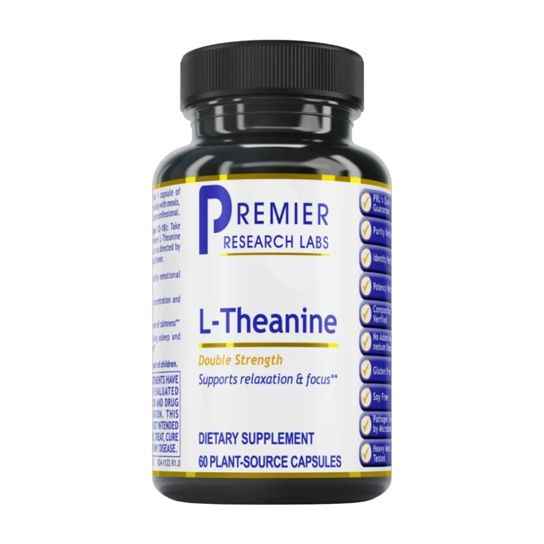 Premier Research Labs, L-Theanine, 60 Plant-Source Capsules