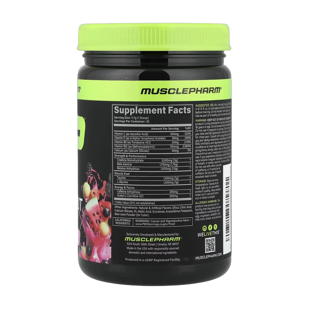 MusclePharm, Assault® Preworkout, Melon Hwachae, 12.4 oz (351 g)