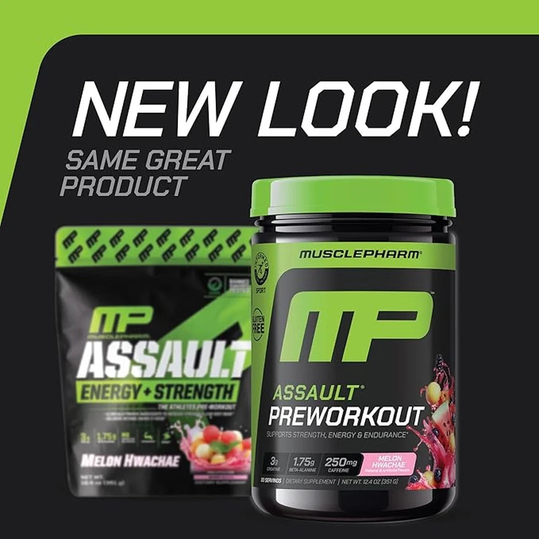 MusclePharm, Assault® Preworkout, Melon Hwachae, 12.4 oz (351 g)
