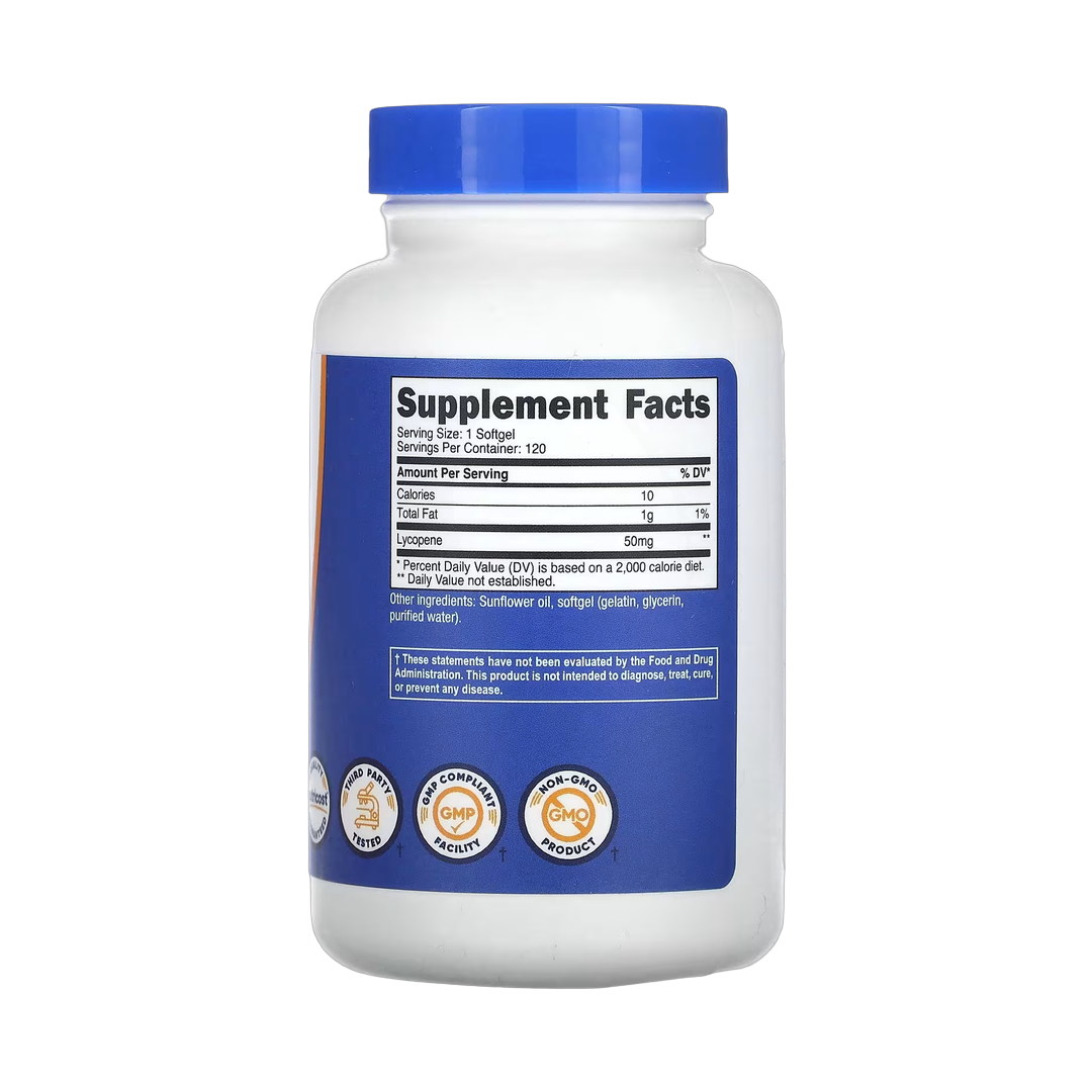 Nutricost, Lycopene, 50 mg, 120 Softgels