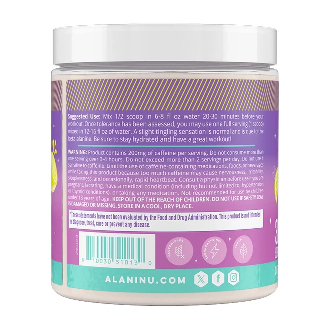 Alani Nu, Pre-Workout, Galaxy Lemonade™, 10.9 oz (309 g)