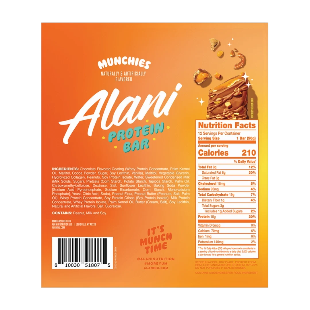 Alani Nu, Protein MUNCHIES, Protein Bar, 1.76 oz (50 g)