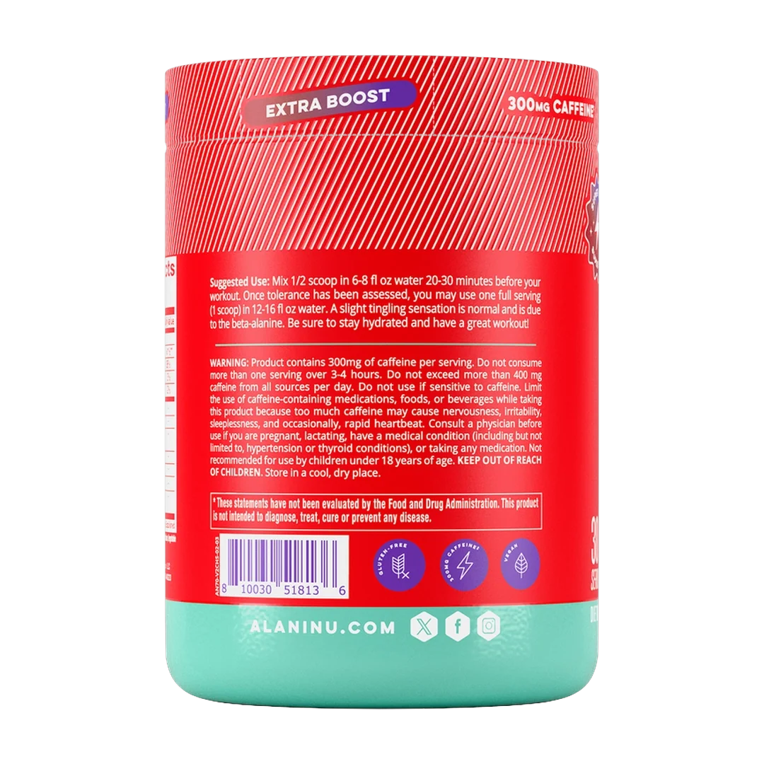Alani Nu, Pre-Workout+ , Cherry Slush, 14.1 oz (401 g)