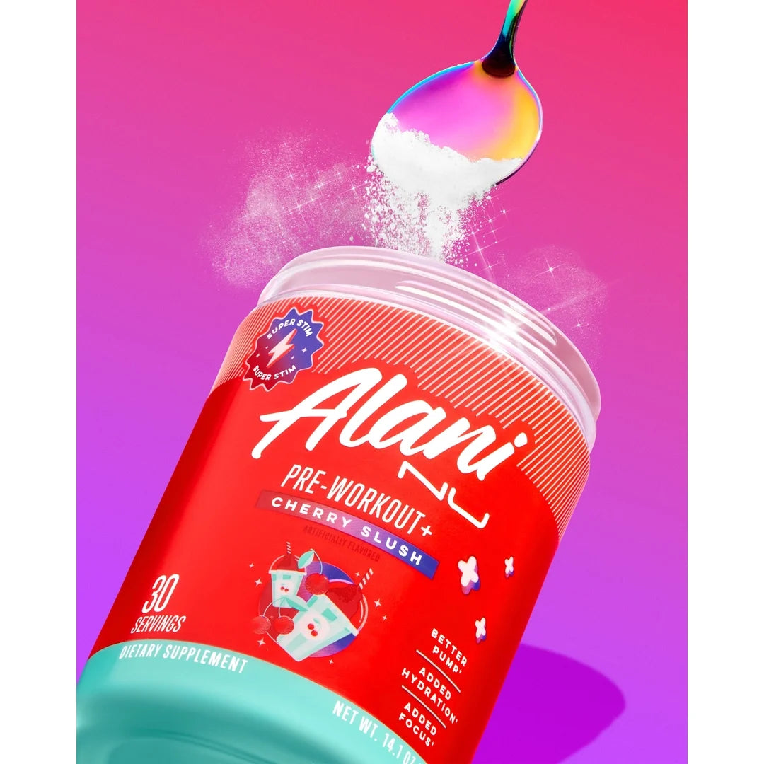 Alani Nu, Pre-Workout+ , Cherry Slush, 14.1 oz (401 g)