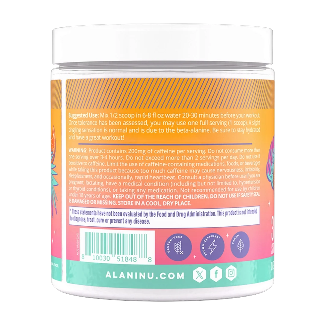 Alani Nu, Pre-Workout, Orange Kiss, 10.5 oz (300 g)
