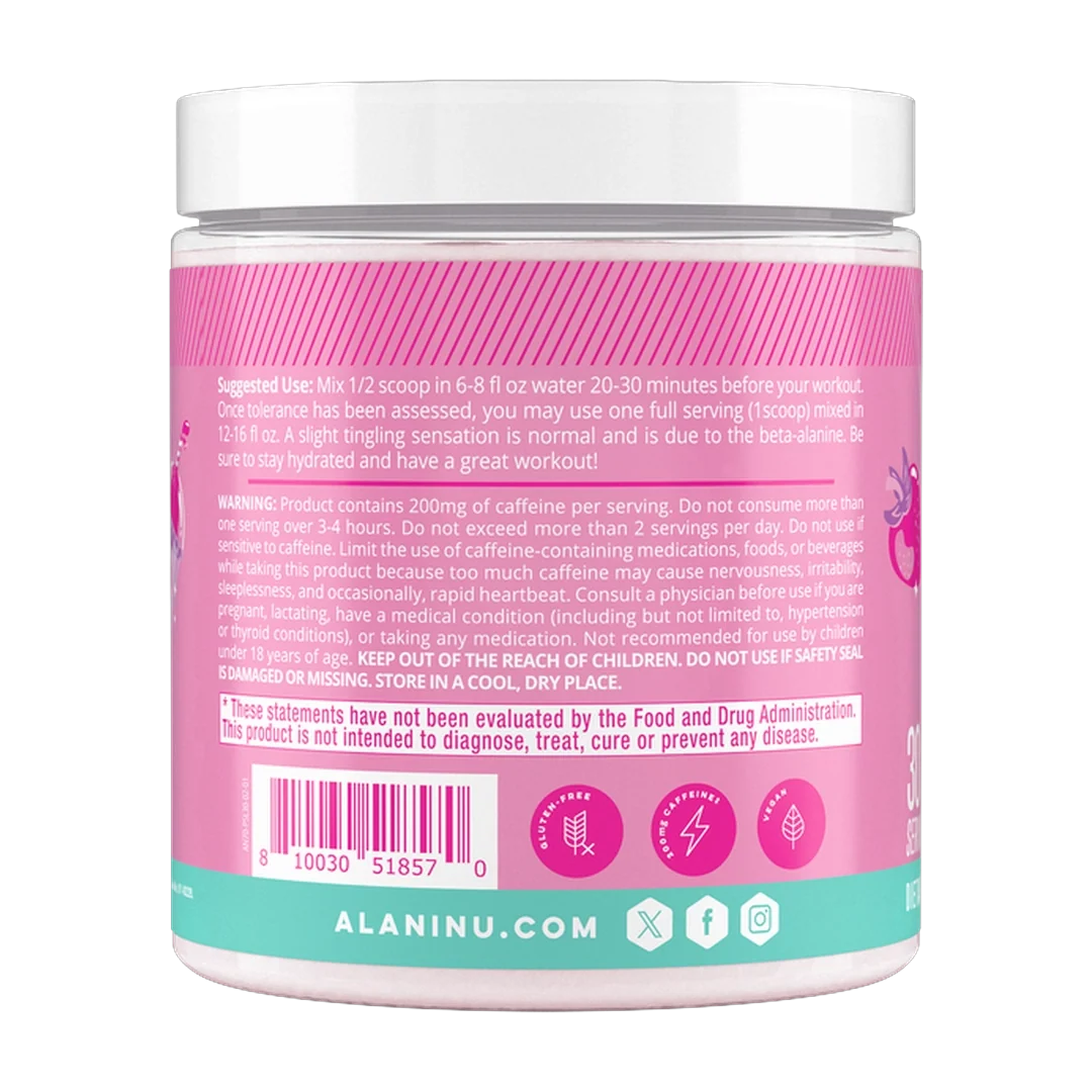 Alani Nu, Pre-Workout, Pink Slush, 11.4 oz (324 g)