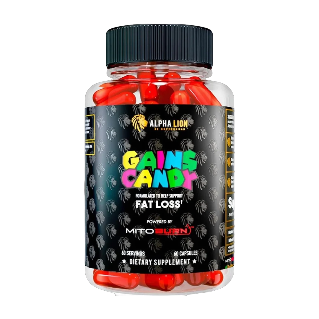 ALPHA LION, Gains Candy, MitoBurn®, 60 Capsules