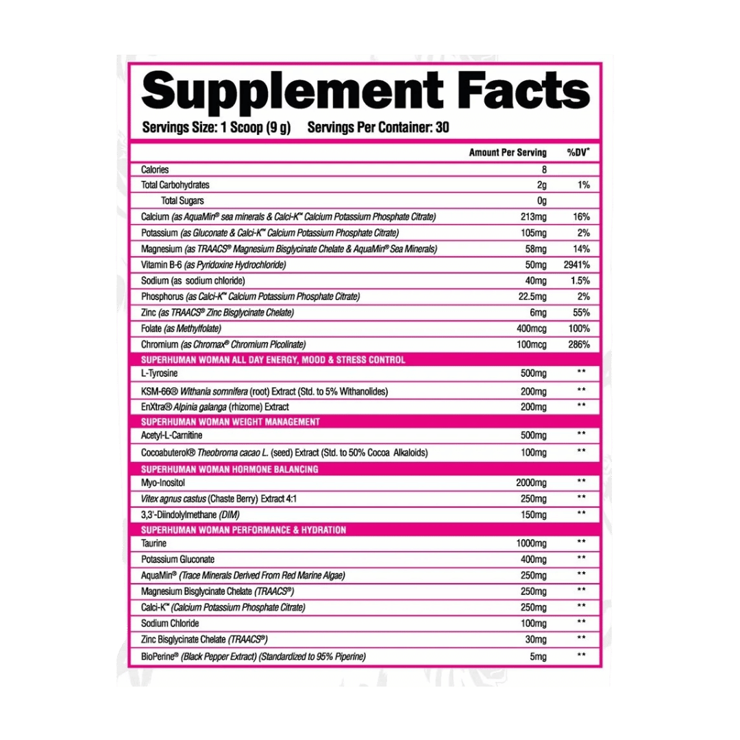 ALPHA LION, SuperHuman Woman, Hormone Balancing Performance Drink, Magic Melon, Watermelon Lemon Twist, 9.6 oz (273 g)