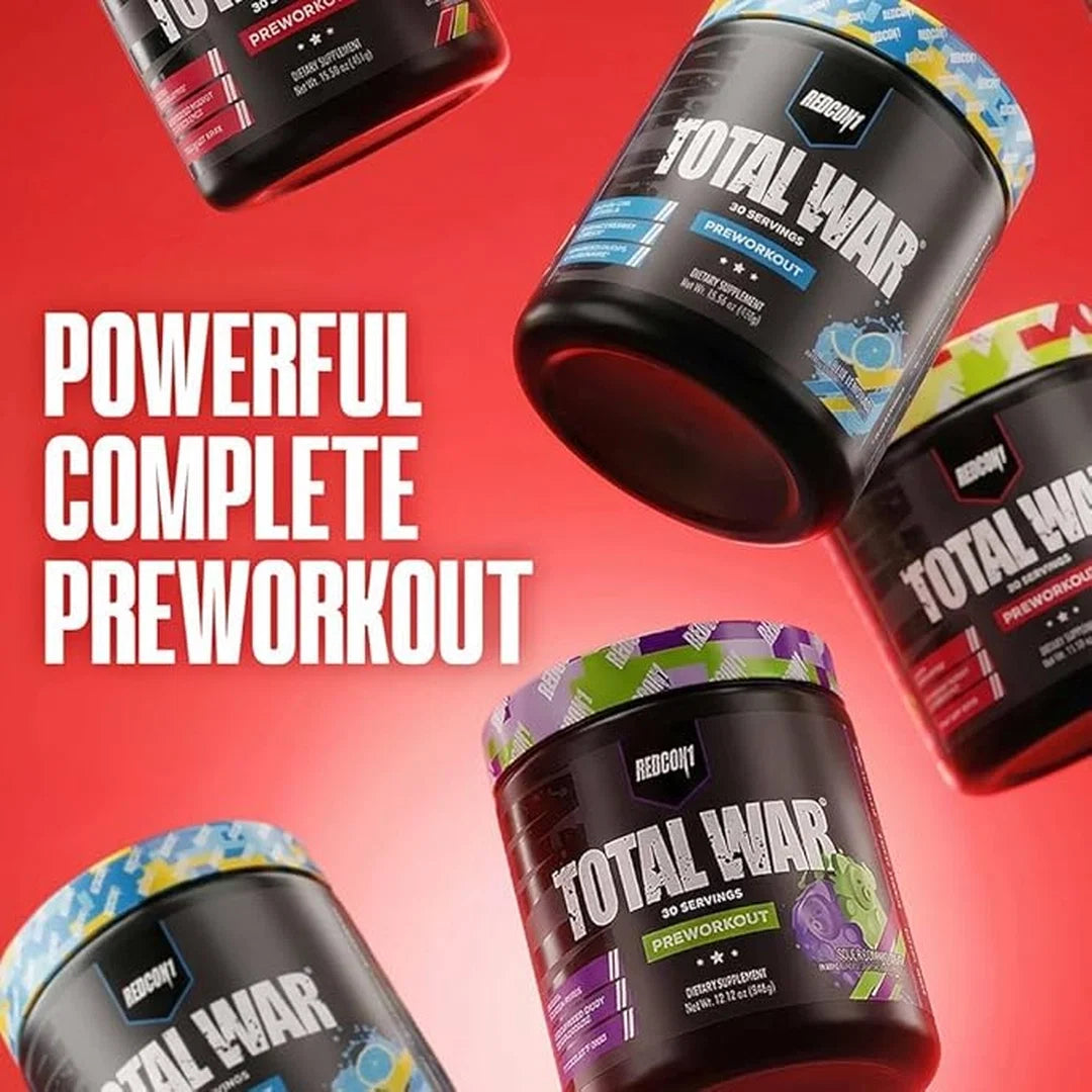 Redcon1, Total War®, Pre-Workout, Tiger's Blood Cherry & Coconut, 15.66 oz (444 g)