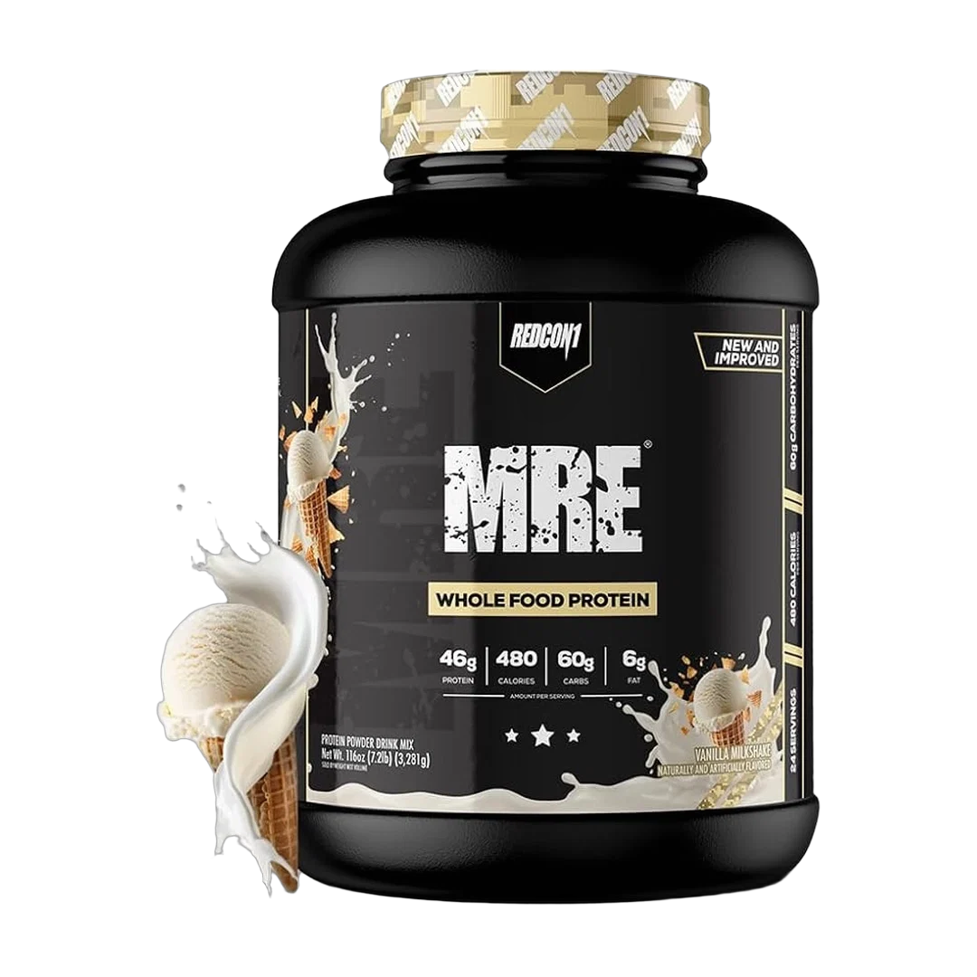 Redcon1, MRE, Whole Food Protein, Vanilla Milkshake, 7.16 lb (3,250 g)