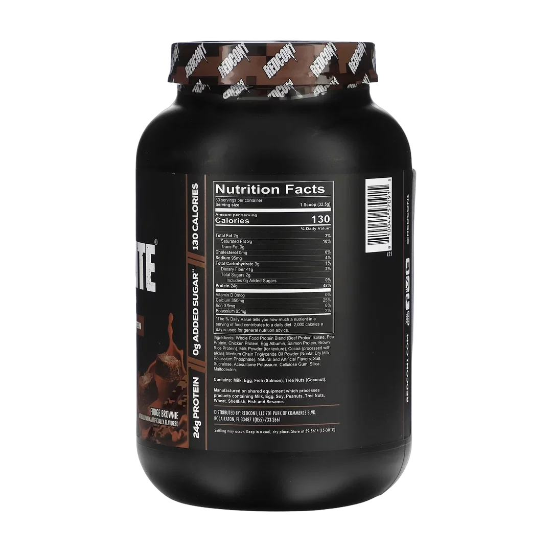 Redcon1, MRE Lite, Whole Food Protein, Fudge Brownie, 2.15 lbs (975 g)