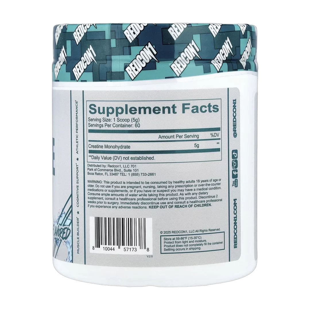 Redcon1, Creatine Monohydrate, Unflavored, 10.58 oz (300 g)