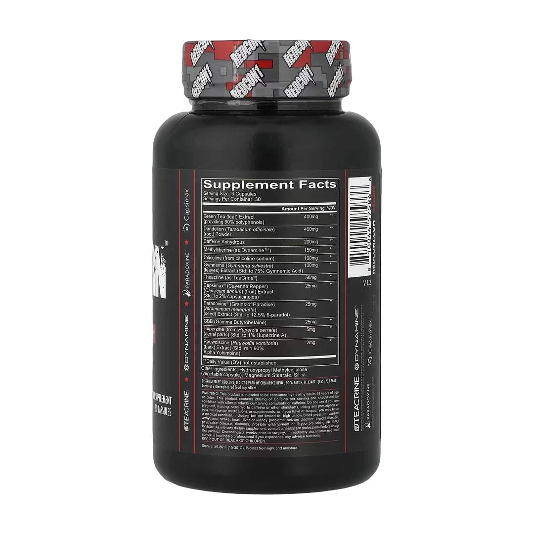 Redcon1, C-Burn™, Extreme Fat Burner, 90 Capsules