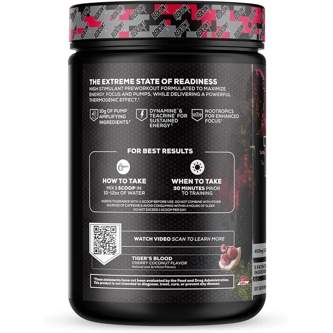 Redcon1, Total War, Black Ops, Tigers Blood, 13.69 oz, 388 g