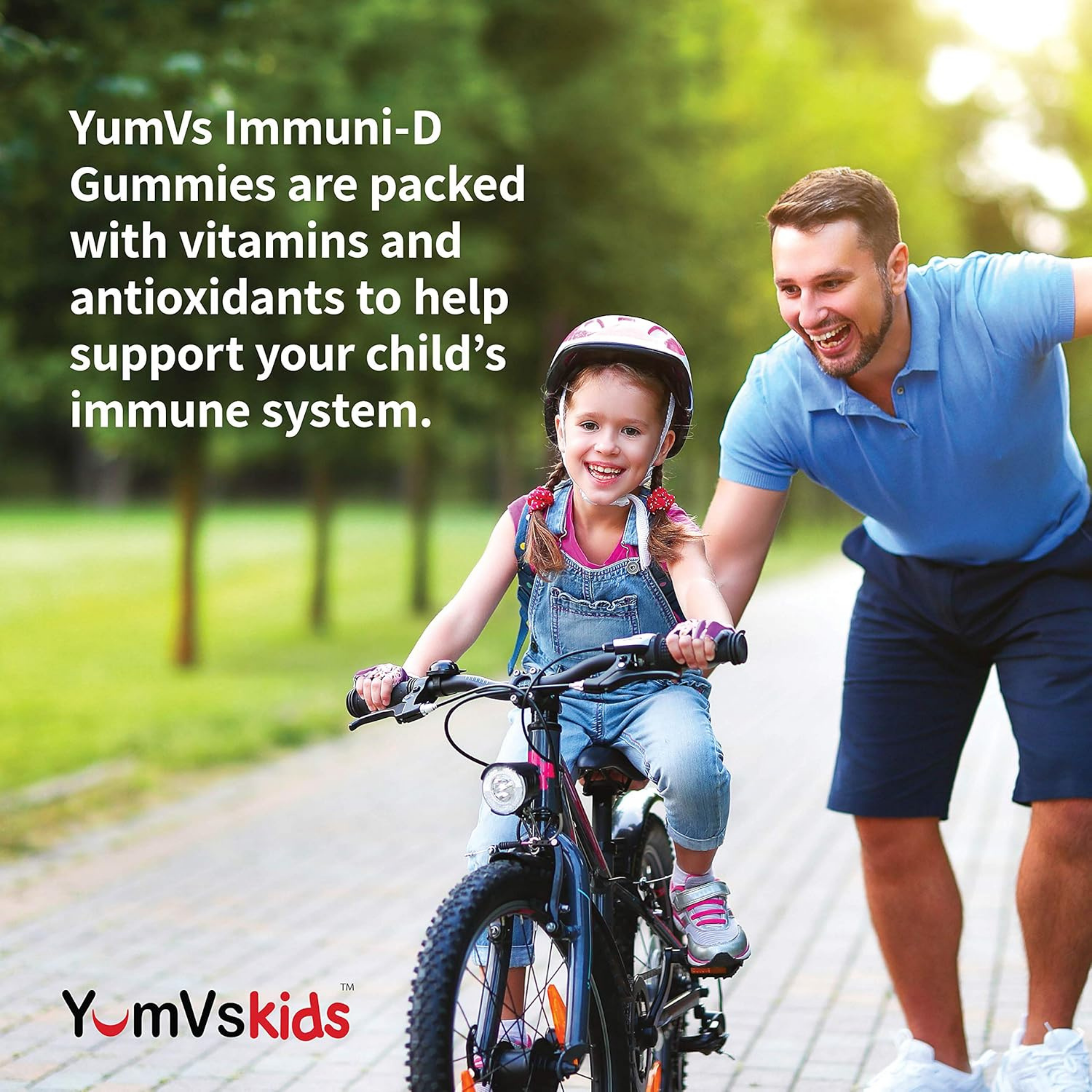 YumVs, Kid's Immuni-D, Elderberry, Vitamin C & Vitamin D, Berry Flavor, 60 Gummies