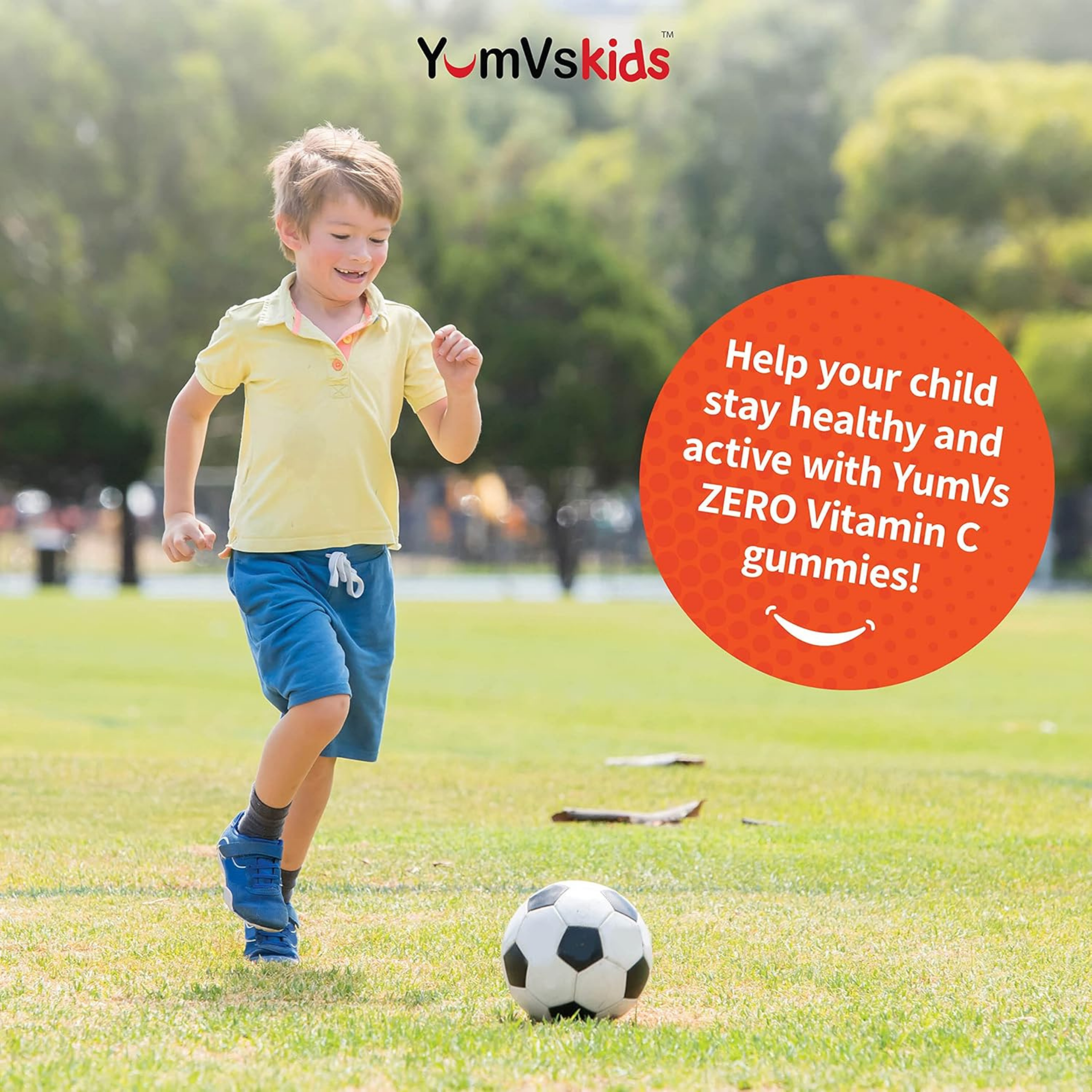 YumVs, Vitamin C ZERO, Orange Flavor, 60 Gummies