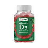 YumVs, Vitamin D, 2000 UI, 50 mcg, Berry Flavor, 60 Gummies