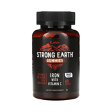 YumVs, Strong Earth Gummies, Iron with Vitamin C, Grape, 60 Gummies