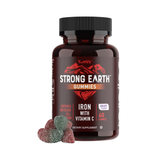 YumVs, Strong Earth Gummies, Iron with Vitamin C, Grape, 60 Gummies