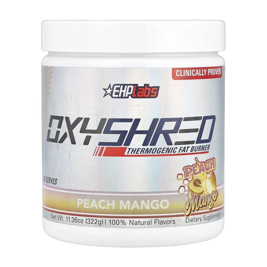 EHPlabs, OxyShred, Thermogenic Fat Burner, Peach Mango, 11.36 oz (322 g)