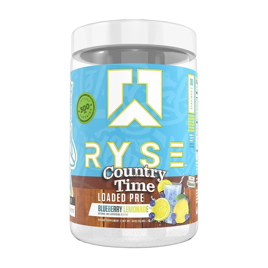 RYSE, Loaded Pre-Workout, Country Time Blueberry, 15.6 oz, 441 g