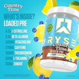 RYSE, Loaded Pre-Workout, Country Time Blueberry, 15.6 oz, 441 g