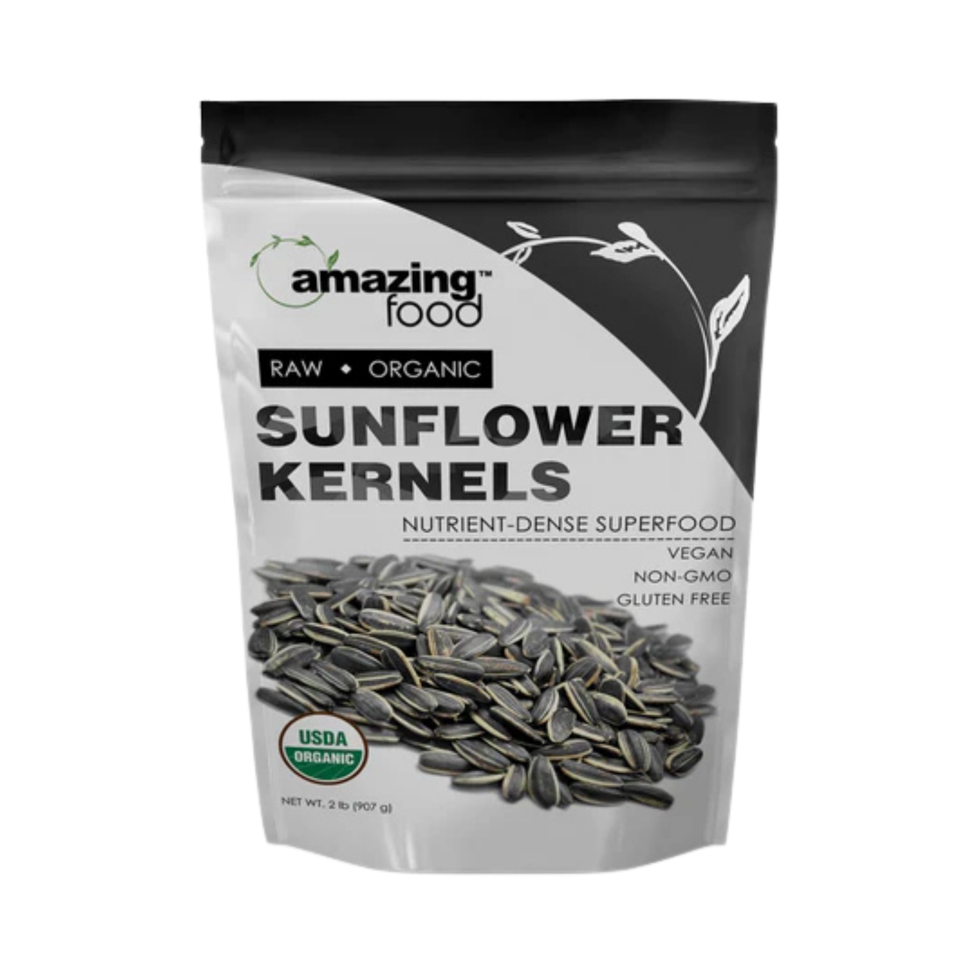 Amazing Food, Sunflower Kernels Seeds, 2 Lb