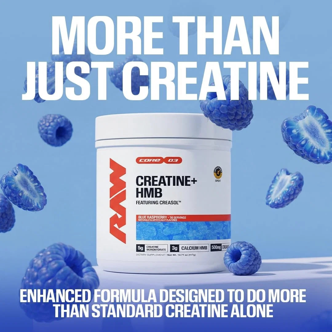 Raw Nutrition, Essentials, Creatine Plus, Blue Raspberry, 14.71 oz (417 g)