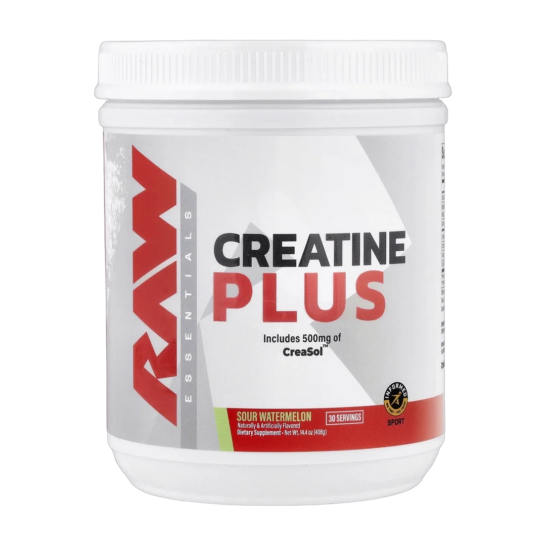 Raw Nutrition, Essentials, Creatine Plus, Sour Watermelon, 14.4 oz (408 g)