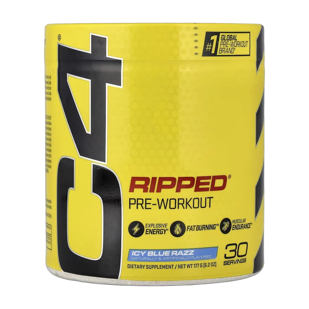 C4 / Cellucor, C4 Ripped®, Pre-Workout, Icy Blue Razz, 6.2 oz (177 g)