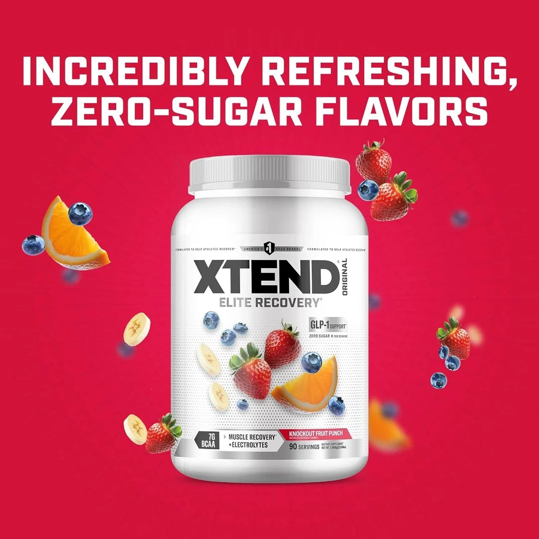 XTEND, Elite Recovery, Knockout Fruit Punch, 2.64 lb (1.197 kg)