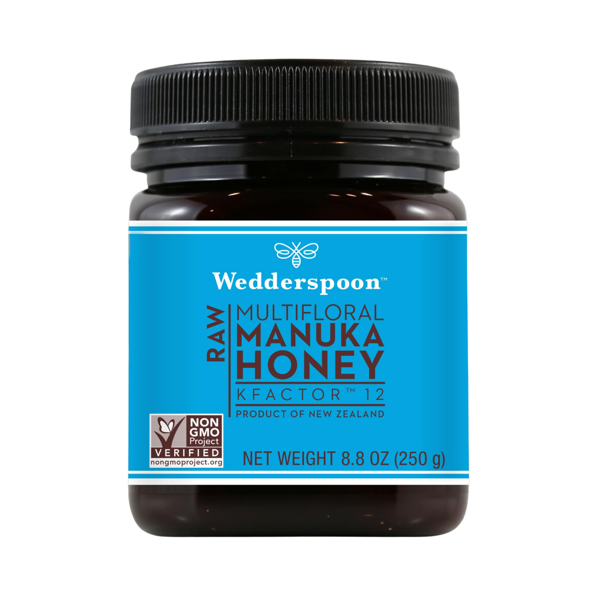 Wedderspoon, Raw Multifloral Manuka Honey, KFactor 12, 8.8 oz, 250g