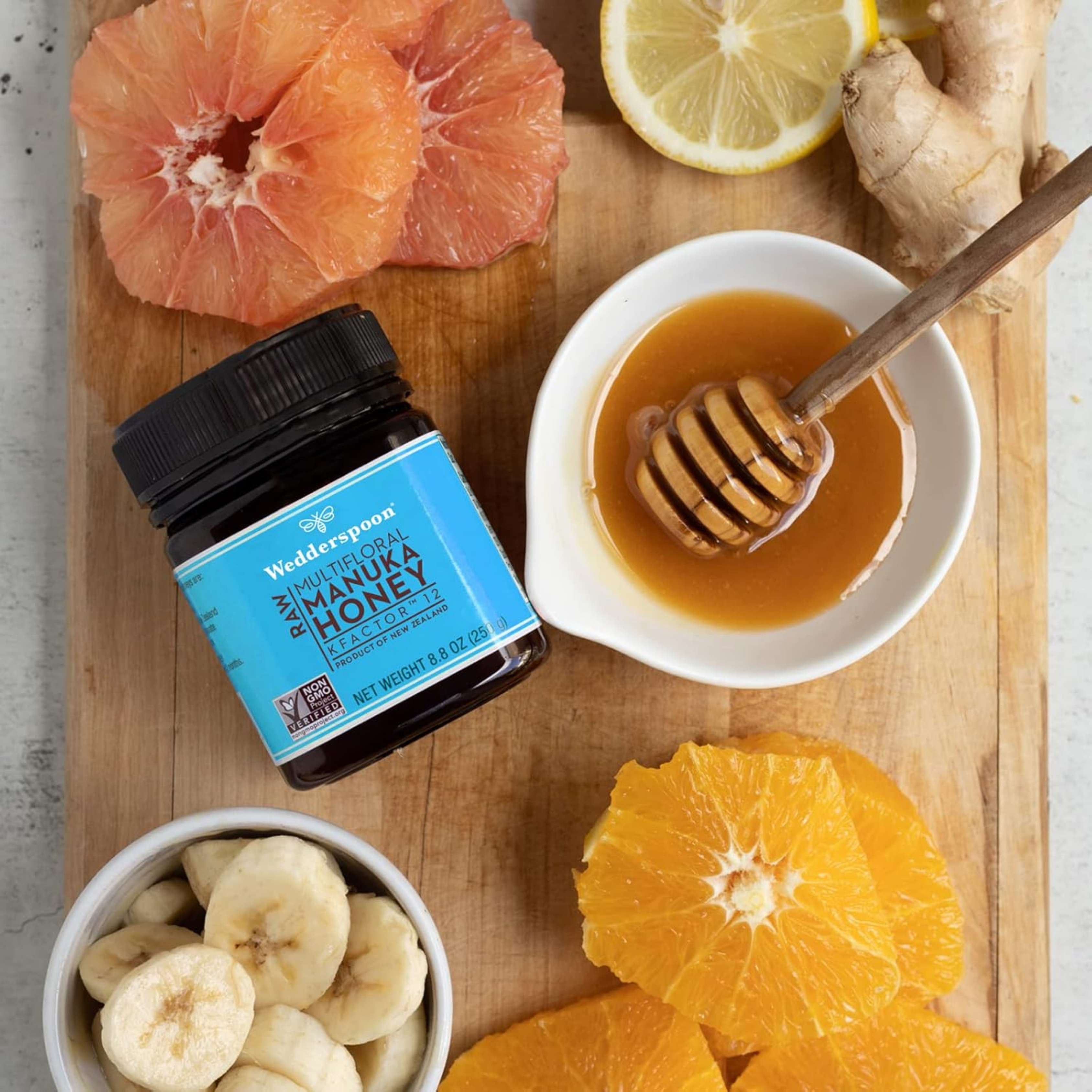 Wedderspoon, Raw Multifloral Manuka Honey, KFactor 12, 8.8 oz, 250g