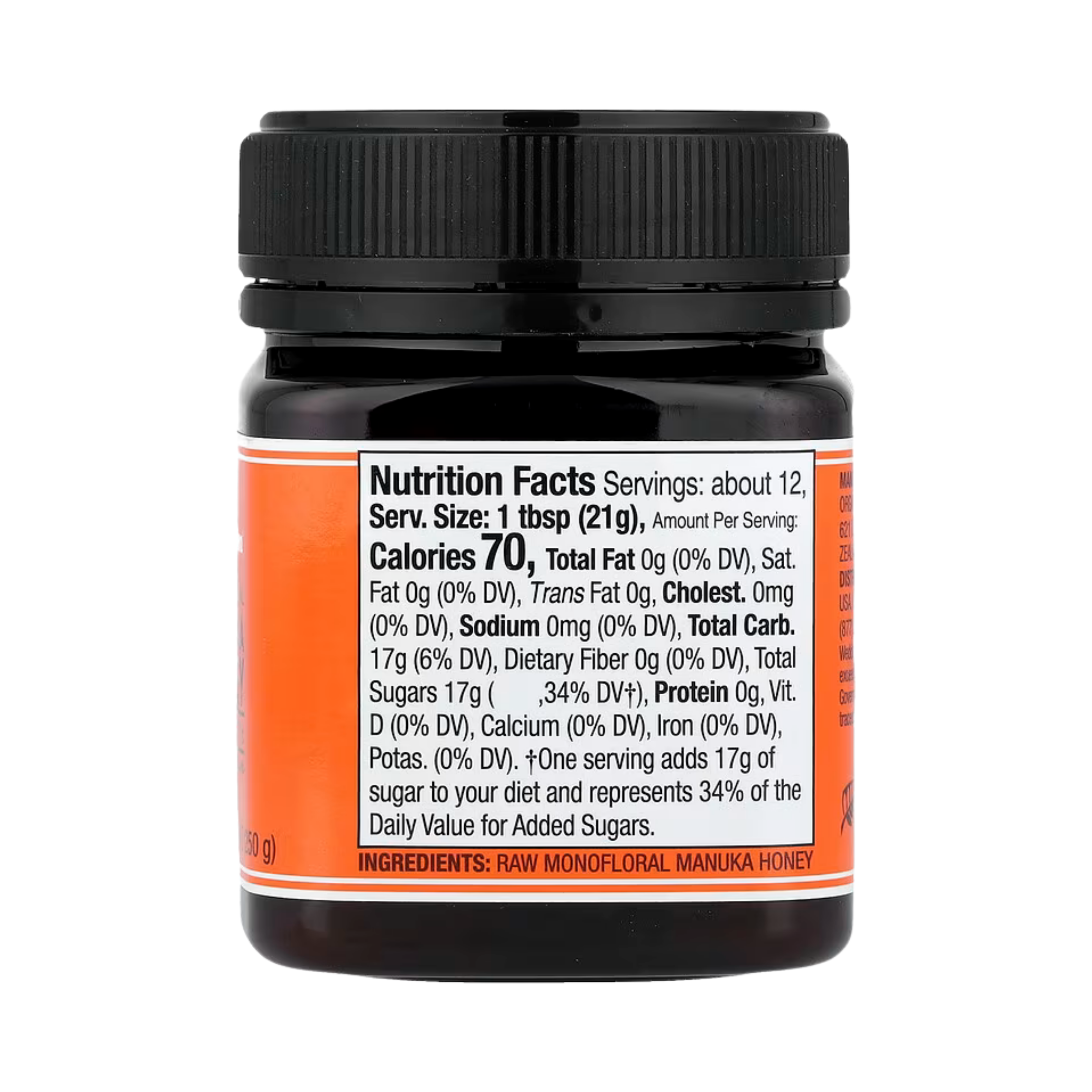 Wedderspoon, Raw Monofloral Manuka Honey, KFactor 16, 8.8 oz, 250 g