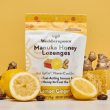 Wedderspoon, Manuka Honey Lozenges, Lemon Ginger, 2.6 oz, 74 g