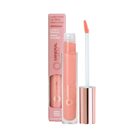 Mineral Fusion, Hydro-Shine Lip Gloss, Bermuda